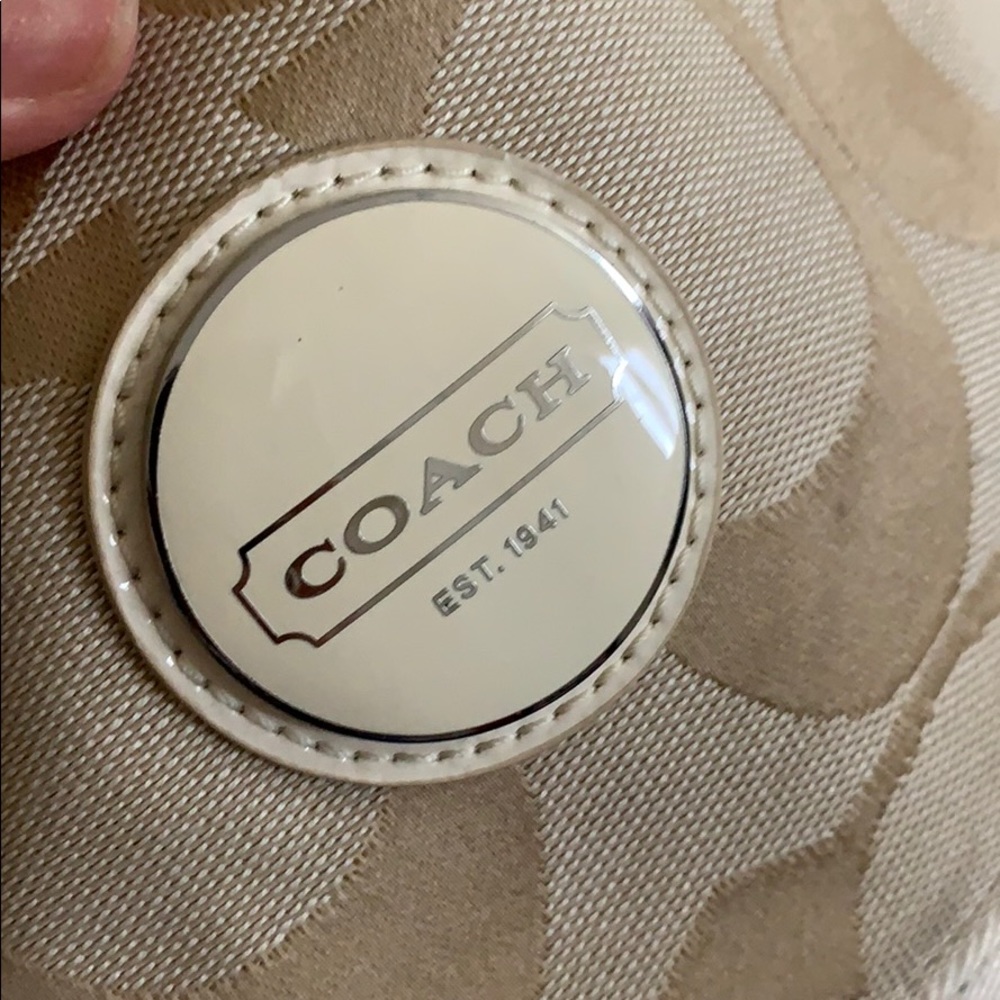 Coach | signature stripe monogram hobo bag - Picture 13 of 16